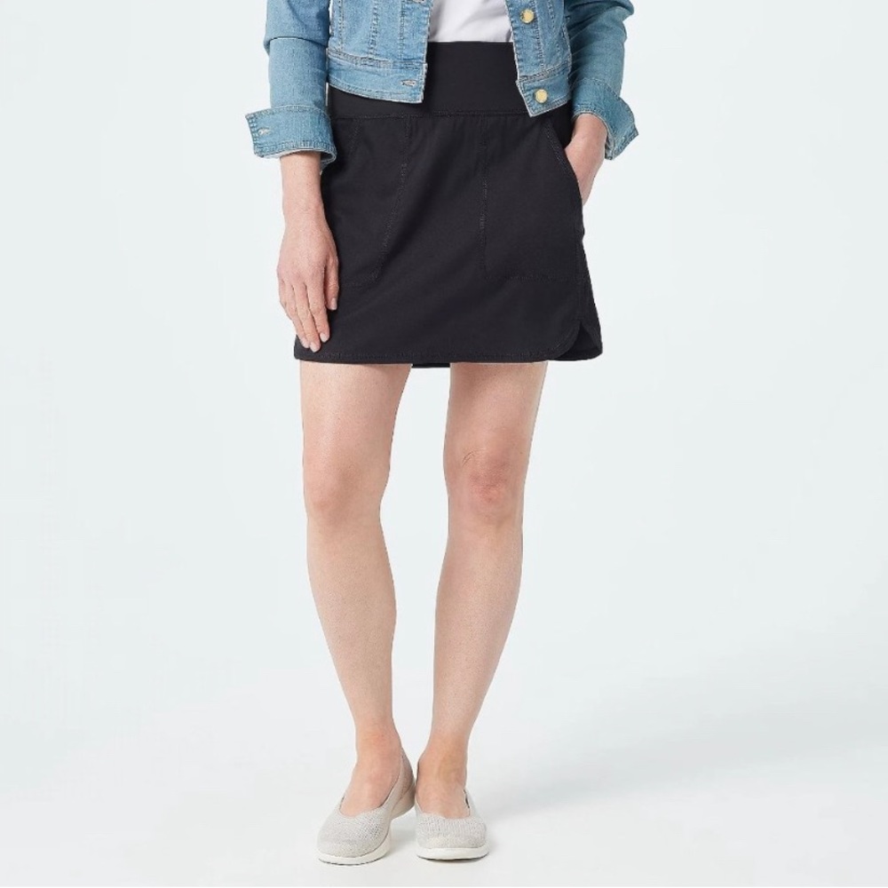 Zuda Z-Eco Petite Cityscape Skort with Pockets Size Large